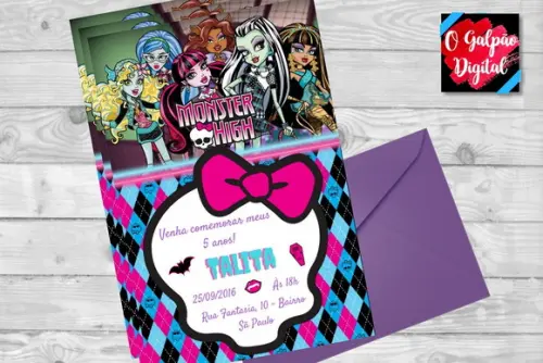 Convite Monster High