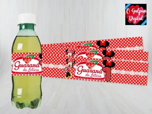 Rótulo de Guaraná Minnie
