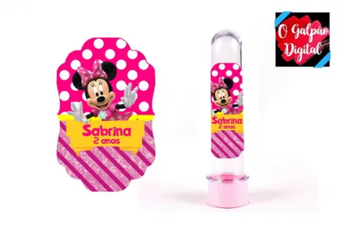 Rótulo de Tubete Minnie