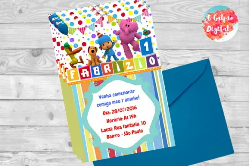 Convite Pocoyo