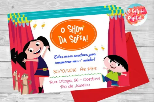 Convite Show da Luna