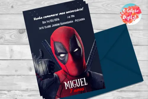 Convite Deadpool