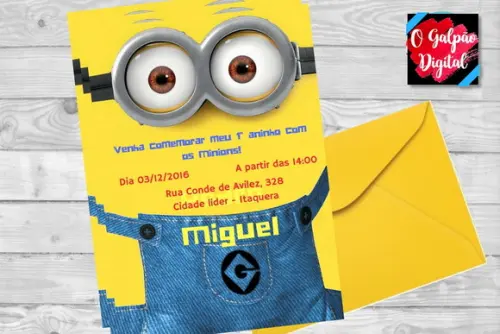 Convite Minions