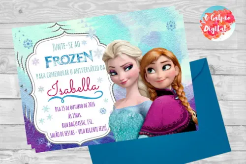 Convite Frozen