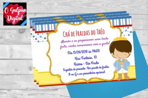 Convite O Pequeno Príncipe