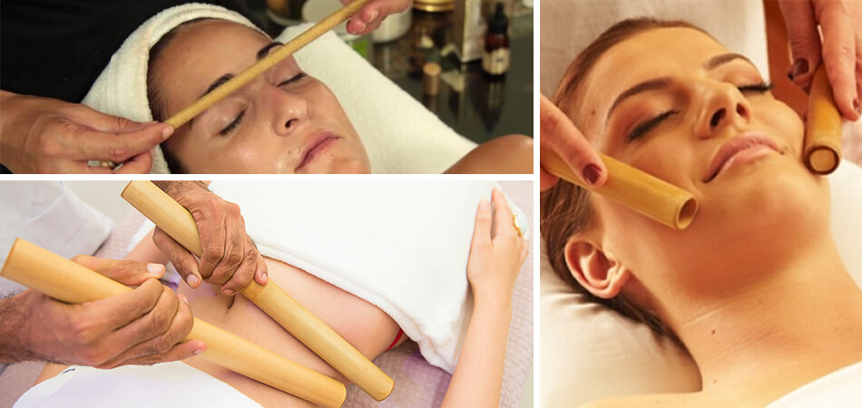 Kit Bambu Para Massagem 7 Tamanhos Bambuterapia Corporal