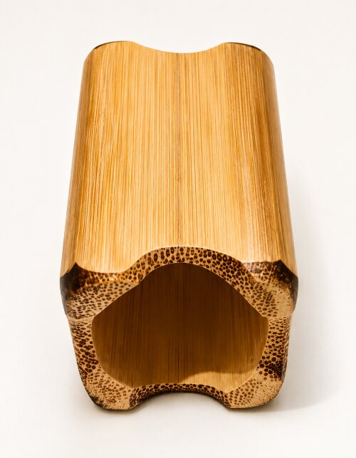 Porta Guardanapo De Bambu Kit Com 4uni