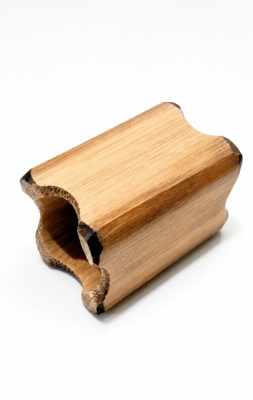 Porta Guardanapo De Bambu Kit Com 4uni