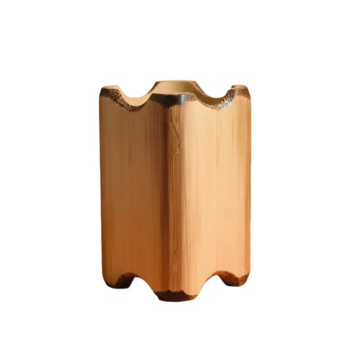 Porta Guardanapo De Bambu Kit Com 4uni