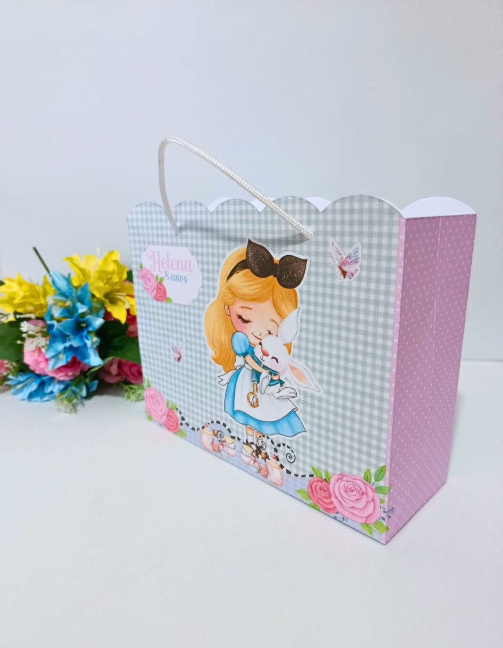 Sacolinha Surpresa Alice no País das Maravilhas Cute 10 unidades