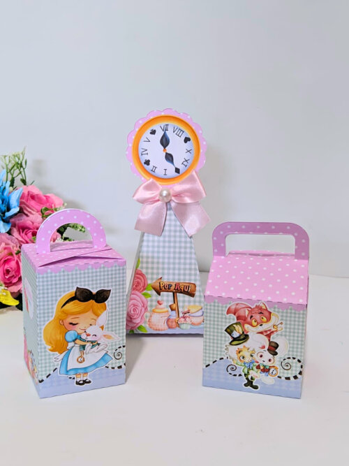 Kit Festa Alice no País das Maravilhas Cute 10 unidades