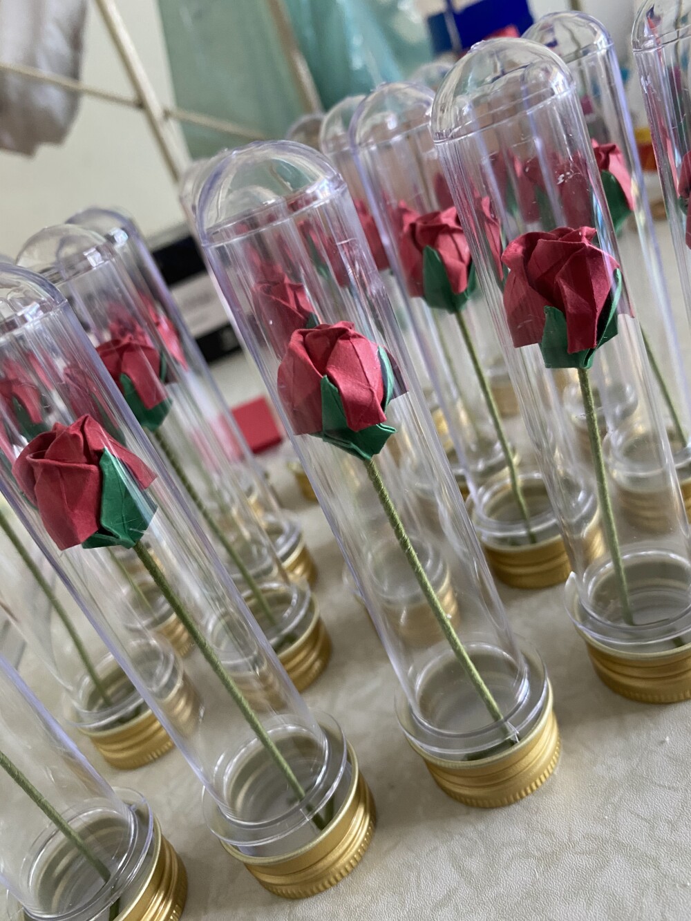 Mini Rosa no Tubete