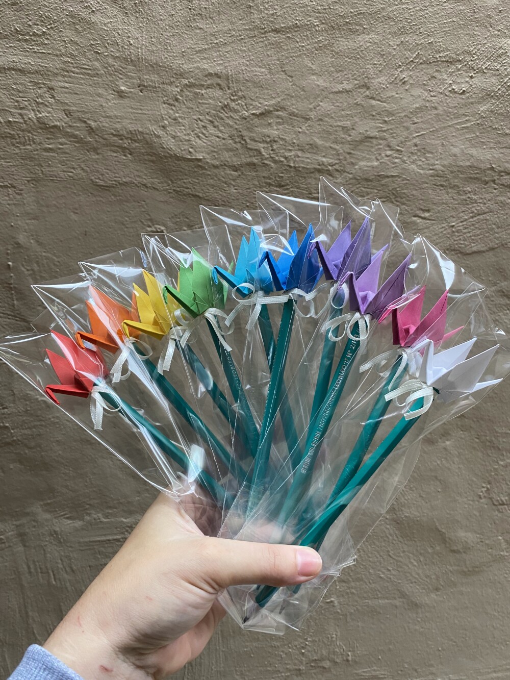 Lápis Tsuru | Lembrancinha em Origami