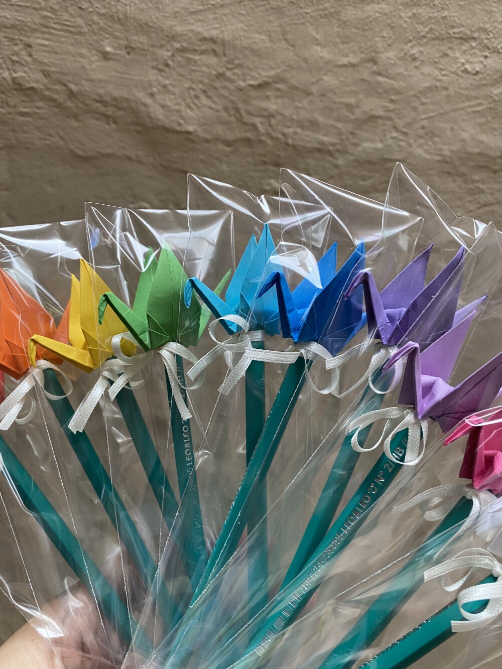 Lápis Tsuru | Lembrancinha em Origami