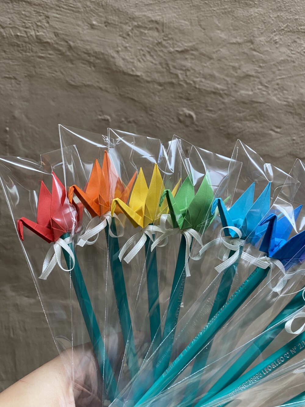 Lápis Tsuru | Lembrancinha em Origami