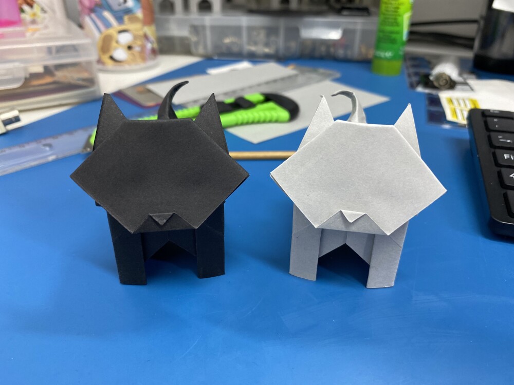 Forminha para Doces em Origami | Gatinho