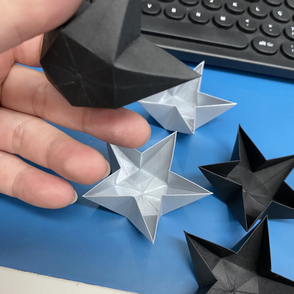 Forminha para Doces em Origami | Estrela
