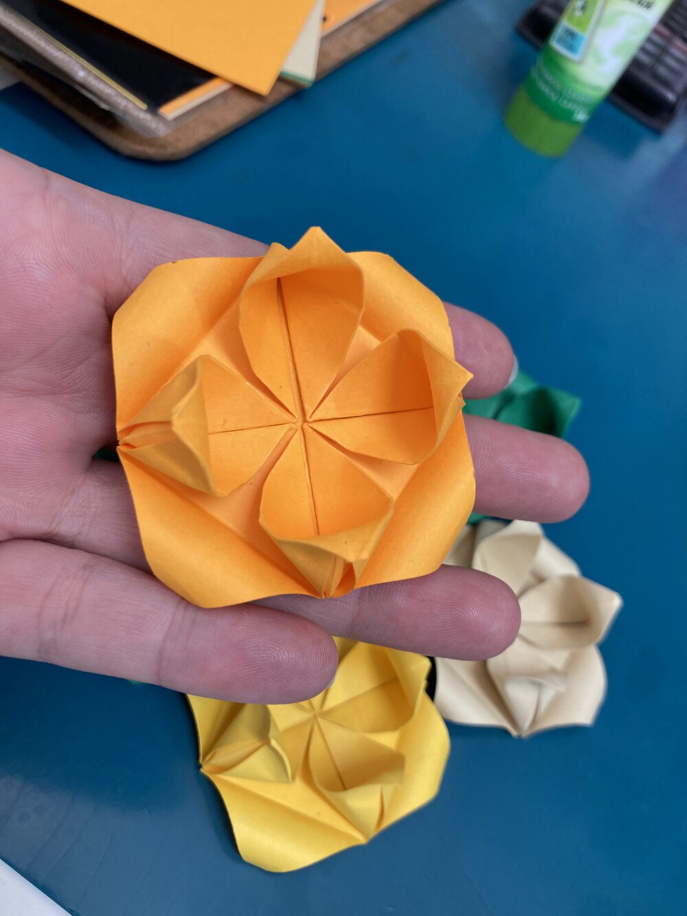Forminha para Doces em Origami Flor de Lótus