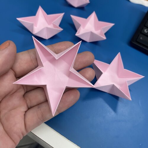 Forminha para Doces em Origami | Estrela