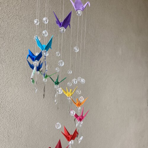 Móbile Origami Tsuru