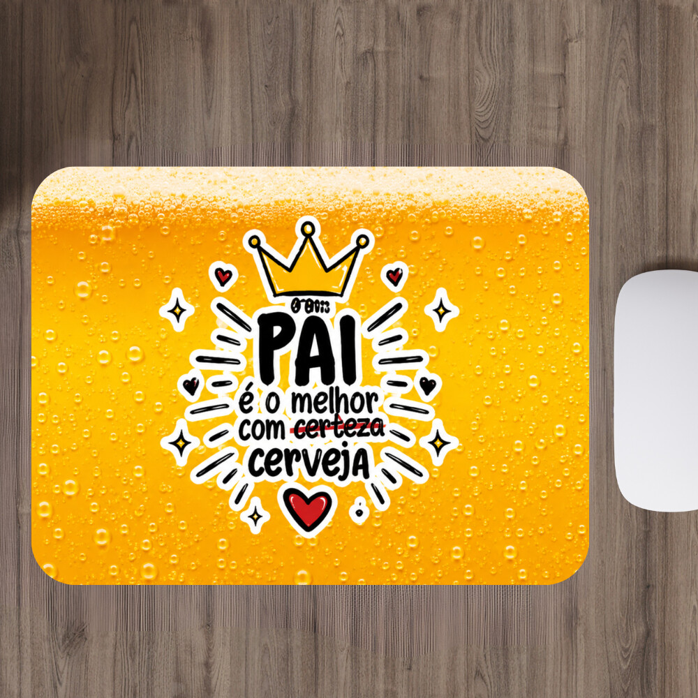 Mouse Pad Personalizado com Foto, Logo e Nome 15x21 cm