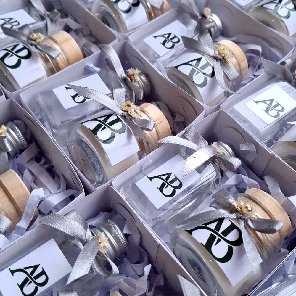 Kit Vela e Difusor artesanal Personalizado brindes corporativos e