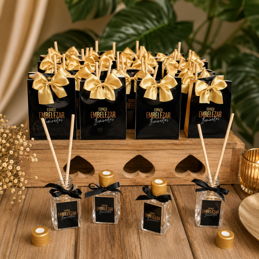 DIFUSOR DE AMBIENTE NA CAIXINHA PERSONALIZADO EVENTOS E CASAMENTO