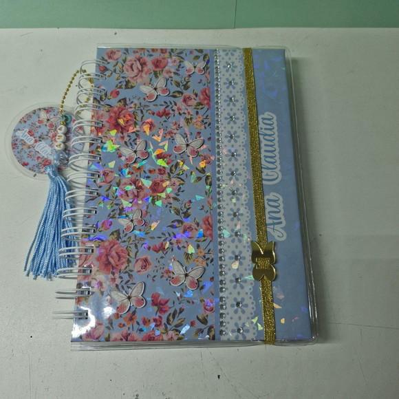 Agenda Floral Azul 2026