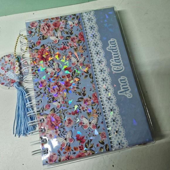 Agenda Floral Azul 2026