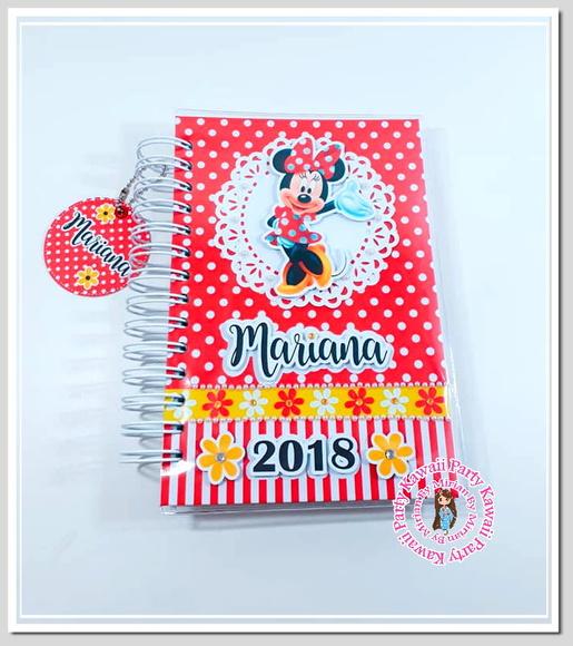 Agenda Minnie Vermelha