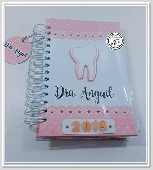 Agenda Personalizada Dentista Rosa
