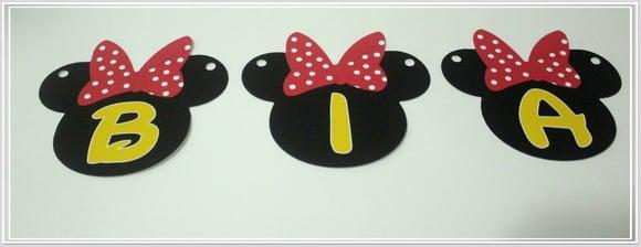 Bandeirolas Minnie