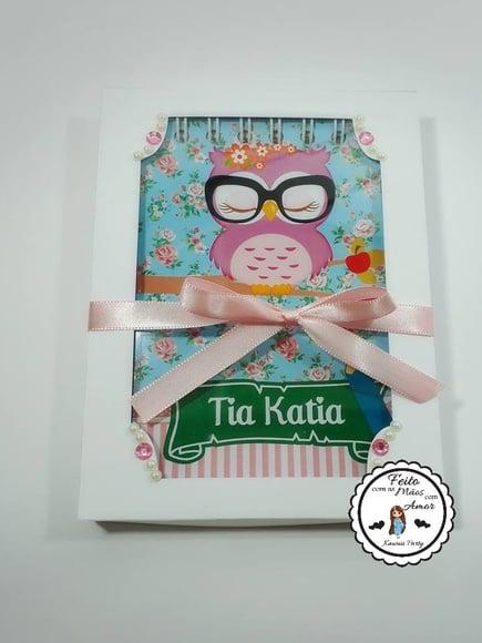 Bloquinho Personalizado Coruja