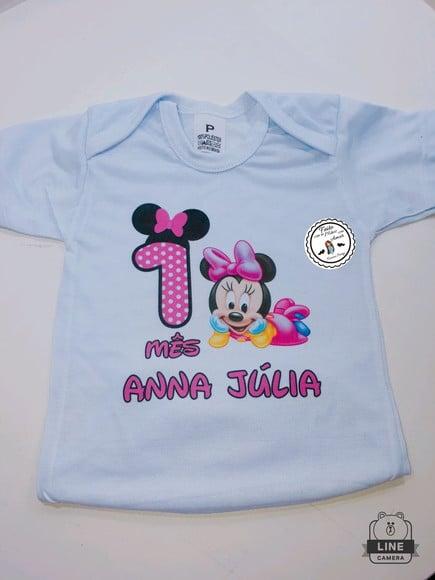 Body Mesversario Minnie Baby