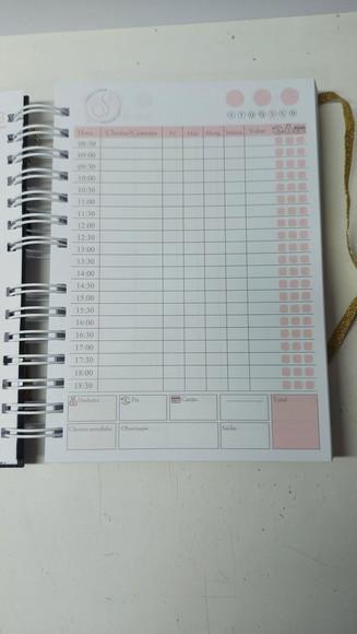 Caderno Agendamento Manicure