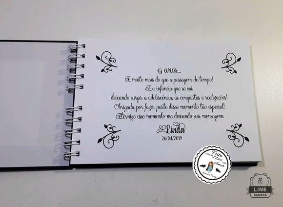 Caderno Assinatura 15 Anos