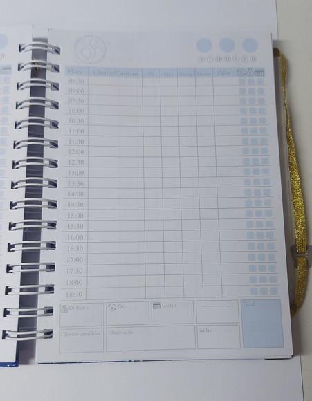 Caderno Agendamentos Manicure