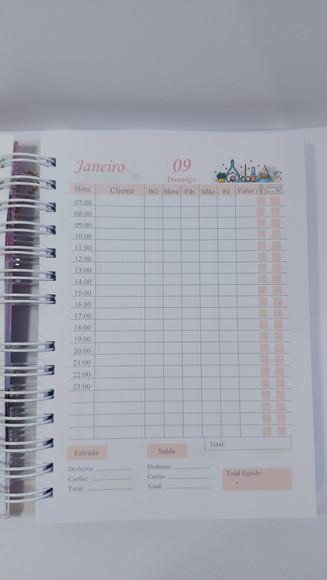 Caderno Agendamentos Manicure