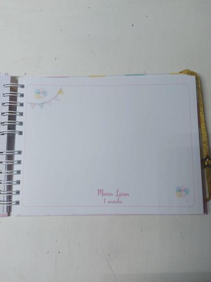 Caderno Assinatura Circo Aquarela