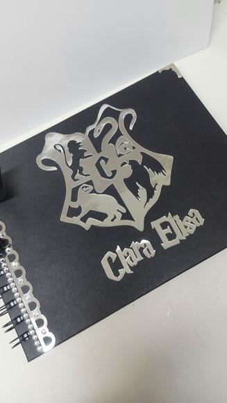 Caderno Assinaturas Harry Potter
