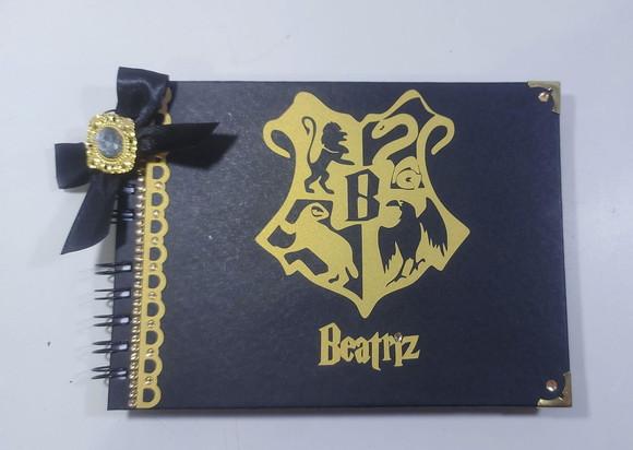 Caderno Assinaturas Harry Potter