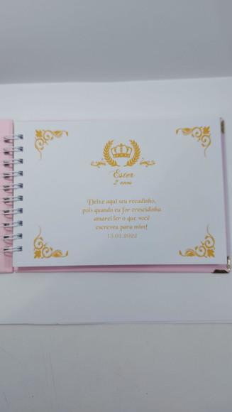 Caderno Assinaturas Minnie Rosa