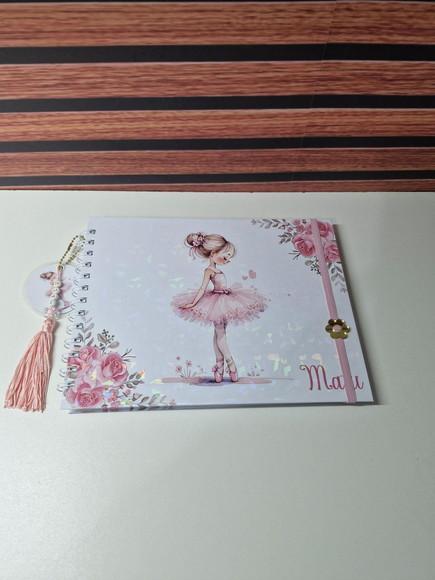 Caderno Desenho Bailarina