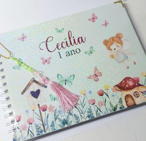 Caderno Mensagens Jardim das Borboletas