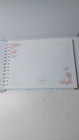 Caderno Mensagens Jardim das Borboletas