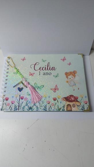 Caderno Mensagens Jardim das Borboletas