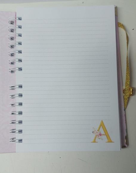 Caderno Personalizado com Letra