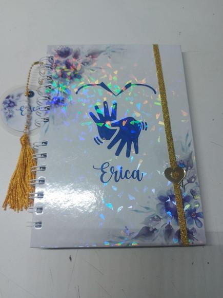 Caderno Personalizado Libras