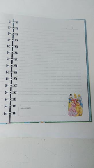Caderno Personalizado Princesas