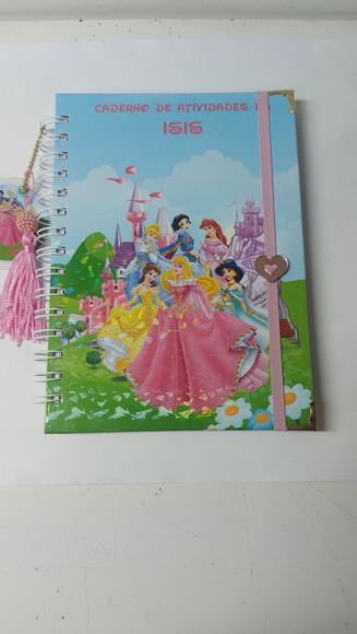 Caderno Personalizado Princesas